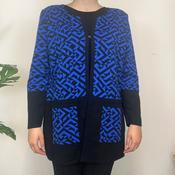 Electric Geometry Cardigan