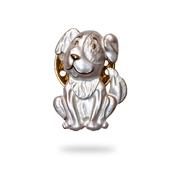Pearlescent Patch Puppy Brooch image