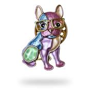 Dapper Bulldog Brooch image