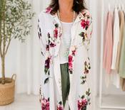 Floral Maxi Shirt image