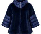 Herno Fuax Fur Jacket - Navy image