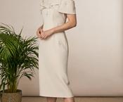 Fee G Phoebe bow shoulder Dress image