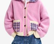 Essentiel Antwerp Joilu Patch Pocket Jkt Pink image
