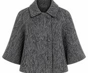 Gustav Nora Cape Jacket - Brown Tweed