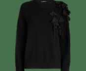 High Knit Flower Knit - Black image