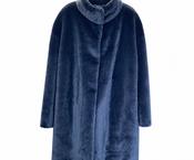 Herno Knitted Half Coat – Navy image