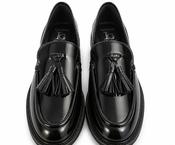 Luca Rossi Slim Loafer – Black image
