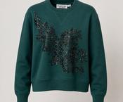 Essentiel Antwerp Embroidered Sweatshirt – Combo1 Forest Whisper image