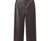 Raffaello Rossi Palina Leather Trouser – Aubergine image