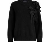 High Knit Flower Knit - Black