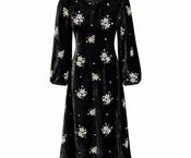 Fee G Astrid Velvet Dress - Black