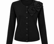 MeiMeiJ Cardigan - Black image