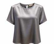 Purotatto Short Sleeves Blouse – Mink image