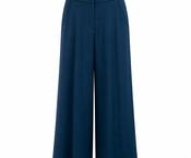 iBlues PERE – Petrol Wide Leg Trousers image