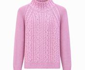 Gran Sasso Cable Jumper – Pink