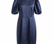 And Tate - Puff Sleeve Dress - Navy image