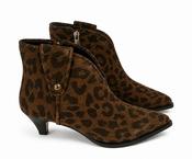 Jeannot Heel Ankle Boot - Leopard image