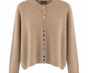 Estheme Buttons Cardigan – Coffee image