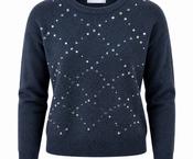 iBlues Crystal Beaded Knit - Black