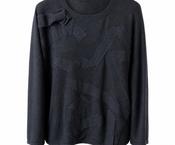 Isik Ozgur Ribbon Knit - Black