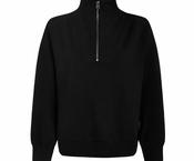 Varley Hawley Half Zip Sweat – Black image