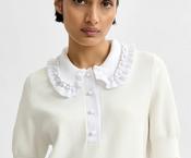 Essentiel Antwerp Beaded collar knit top image