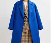 Essentiel Antwerp Junta oversized coat blue image