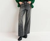 Essentiel Antwerp Garment eyelet cutout jeans image
