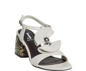 Jeannot AJ621B Sandal snake print block heel image