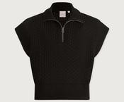 Varley Gaines Half Zip Knit – Black