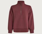 Varley Mavis Mock Neck Sweat – Wild Rhubarb