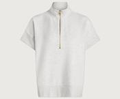 Varley Ritchie Short Sleeve Sweat – Ivory Marl image