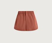 Varley Nila Mid Rise Short – Terracotta image