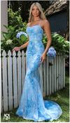 Peony Dress - Blue