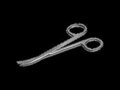 Strabismus Scissors, Curved, 11cm image