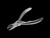 Instrapac® Nail Cutter Small Curved, Roller Spring, 13cm image