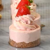 Strawberry and White Chocolate Cheesecake image