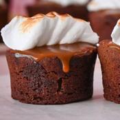 Salted Caramel Brownie Meringue