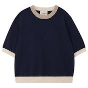 JUMPER 1234 MANY CONTRAST T-SHIRT - NAVY