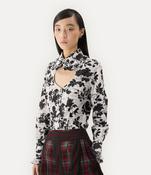 VIVIENNE WESTWOOD TOULOUSE FRILL SHIRT | ABSENCE OF MODELS PRINTED POPLIN image