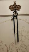 JENNIFER OUELLETTE SMALL SATIN BOW HAIR TIE IN NAVY