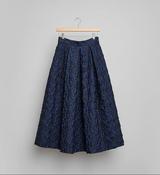 LUNATICA MILANO LUNA MIDI SKIRT IN BR BLUE image