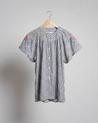 CLARAMONTE AMAZIGH TATOO BLOUSE IN GREY