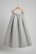 LUNATICA MILANO LUNA COCCO MAXI/LONG SKIRT IN SILVER