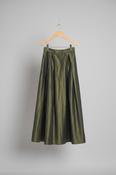 LUNATICA MILANO LUNA VENERE TAF MAXI/LONG SKIRT IN GREEN