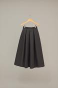 LUNATICA MILANO LUNA DUCHESSE MIDI SKIRT IN BLACK