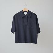 AVN ITALY POLO BLOUSE IN NAVY