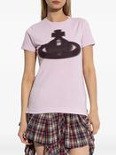 VIVIENNE WESTWOOD HALFTONE ORB CLASSIC T-SHIRT IN PINK