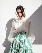 SIX ROADS CHLOE ORGANZA BLOUSE | WHITE image
