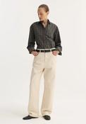 ROHE BAGGY FIT DENIM IN ECRU